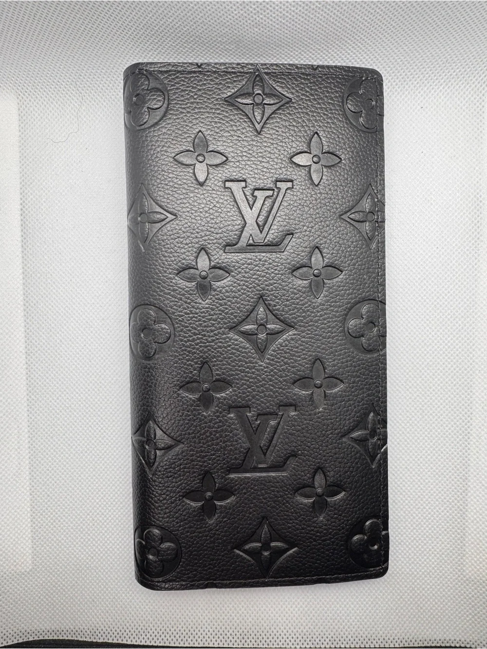 Louis Vuitton Black Monogram Embossed Wallet